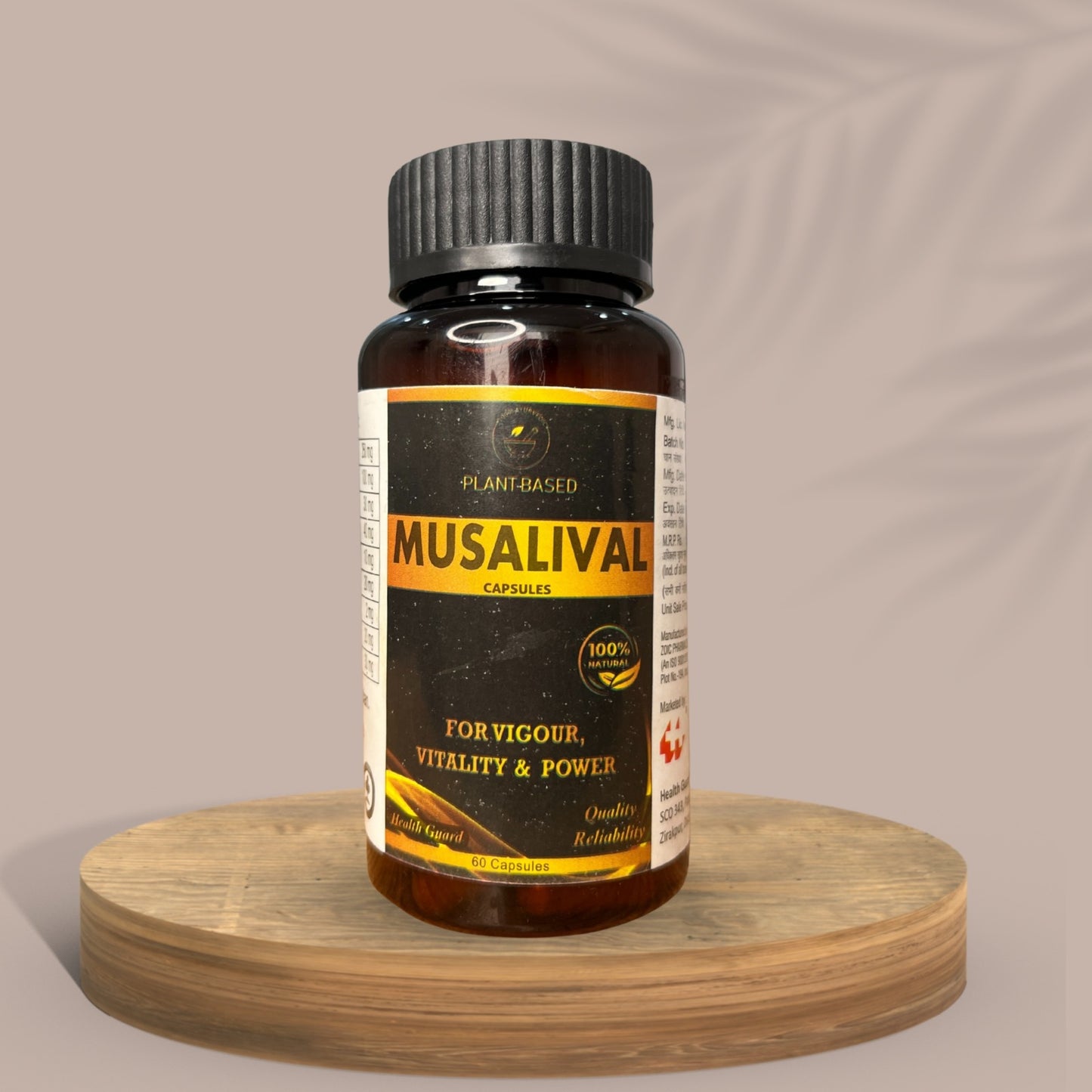 MUSALIVAL CAPSULES | Plant-Based Ayurvedic Formula for Strength, Stamina & Vitality