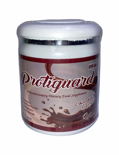 Protiguard Ultra Filtered Whey Protein with Carbohydrates, Vitamin & Minerals in Cholcolate Flavours 200 gm